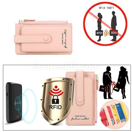 禮品訂造RFID防盜零錢包紀念品