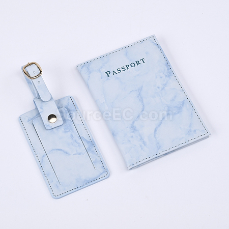 禮品訂造PU行李牌護照套裝紀念品