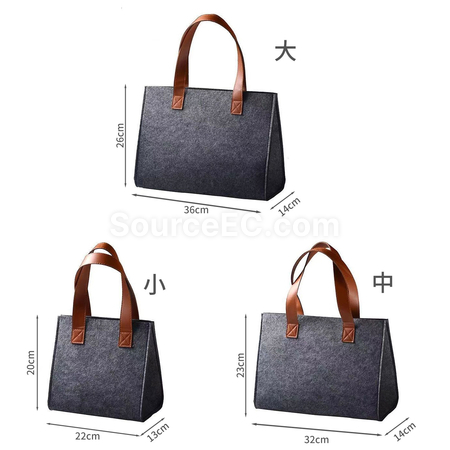 禮品訂造PU手提毛氈挎包紀念品