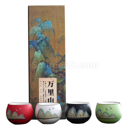 禮品訂造陶瓷茶杯套裝紀念品