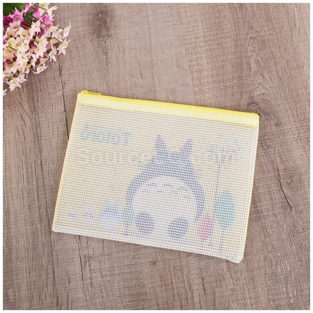 禮品訂造PVC網格拉鏈文件袋紀念品