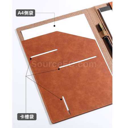 禮品訂造PU 文件夾紀念品