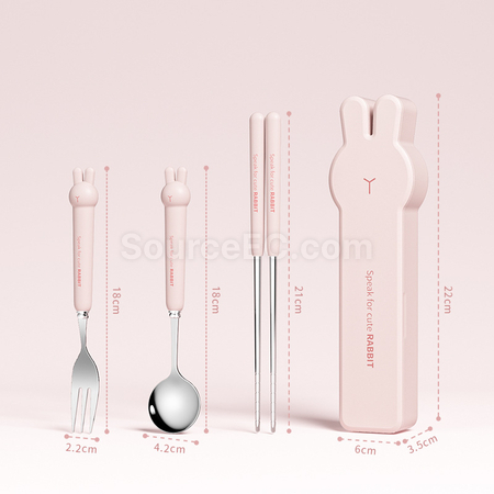 禮品訂造便攜不鏽鋼餐具套裝紀念品