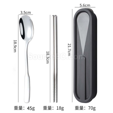 禮品訂造便攜不鏽鋼餐具套裝紀念品