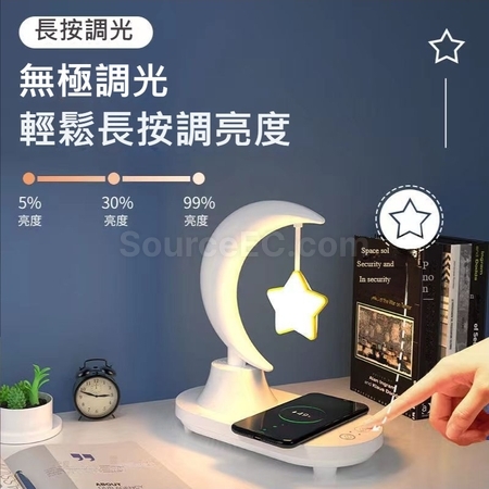 禮品訂造多功能七彩月亮燈紀念品