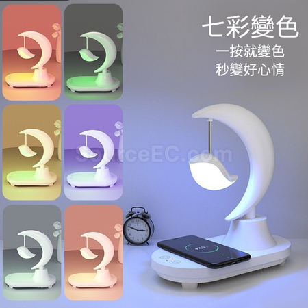 禮品訂造多功能七彩月亮燈紀念品