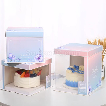 禮品訂造方形半透明包裝盒紀念品