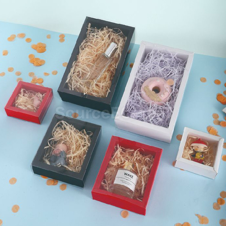 禮品訂造抽屜式磨砂透明包裝盒紀念品