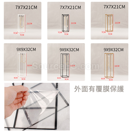 禮品訂造透明手提禮品盒紀念品