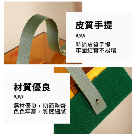 禮品訂造輕奢透明亞加力手提禮盒紀念品