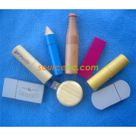 禮品訂造紙製環保USB手指紀念品