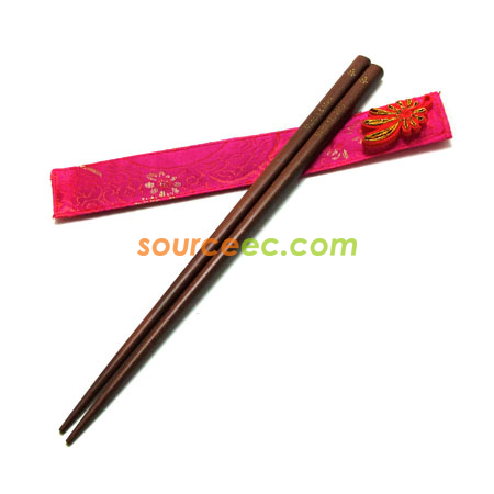禮品訂造環保紅木筷子紀念品