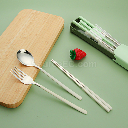 禮品訂造不銹鋼自備餐具套裝紀念品