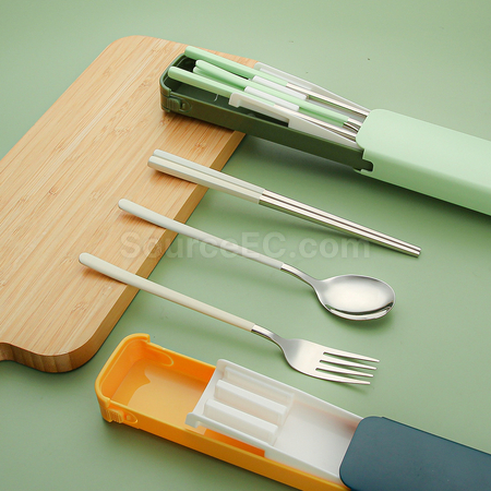 禮品訂造不銹鋼自備餐具套裝紀念品