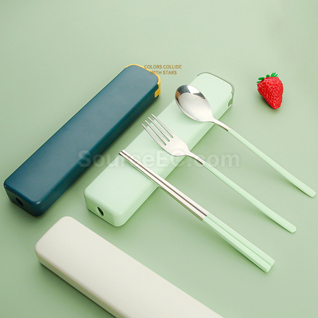 禮品訂造不銹鋼自備餐具套裝紀念品