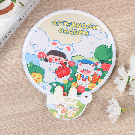 禮品訂造彩印反光板折疊扇紀念品