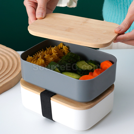 禮品訂造小麥秸稈飯盒紀念品