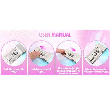 禮品訂造PU 密碼鎖記事本紀念品
