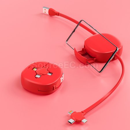 禮品訂造三合一充電線紀念品
