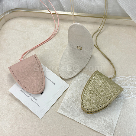 禮品訂造PU 磁吸掛繩眼鏡夾紀念品