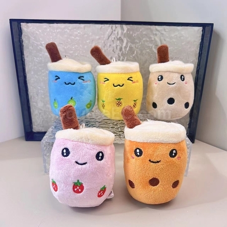 禮品訂造珍珠奶茶鑰匙扣紀念品