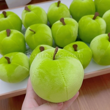 禮品訂造減壓蘋果毛絨公仔紀念品