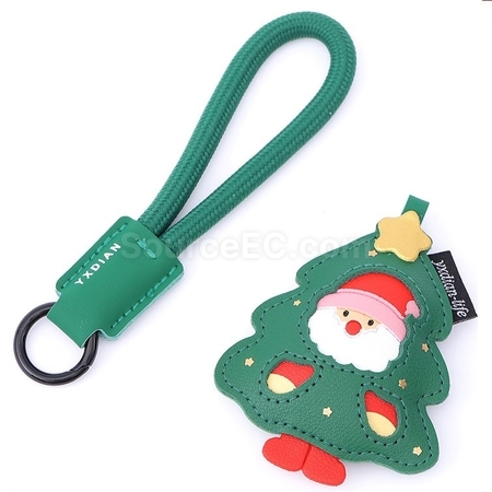 禮品訂造聖誕掛件鑰匙扣紀念品