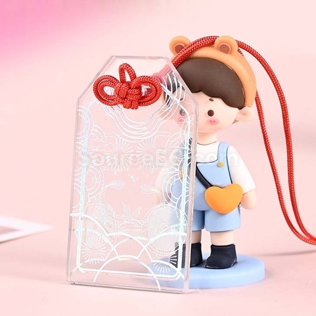 禮品訂造燙印鐳射亞克力禦守紀念品
