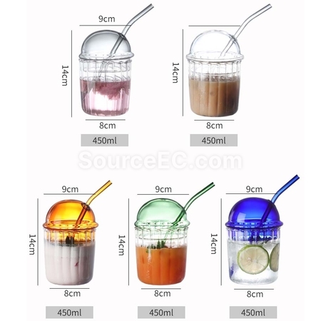 禮品訂造咖啡奶茶玻璃杯紀念品
