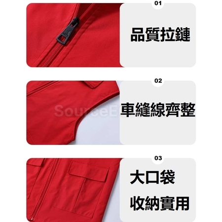 禮品訂造大口袋背心工作服紀念品
