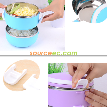 禮品訂造雙層保溫飯盒紀念品