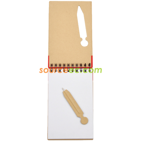 禮品訂造帶筆線圈環保記事本紀念品
