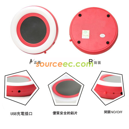 禮品訂造糖果色保溫碟紀念品