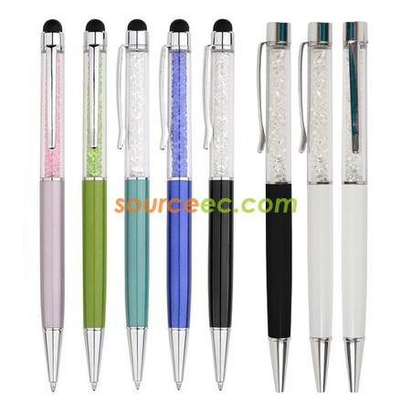 禮品訂造水晶觸控廣告筆紀念品