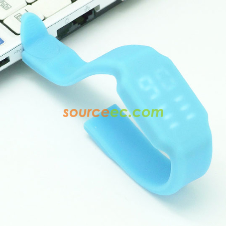 禮品訂造LED手錶USB手指紀念品