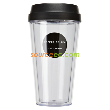 禮品訂造380ML綠色環保廣告杯紀念品