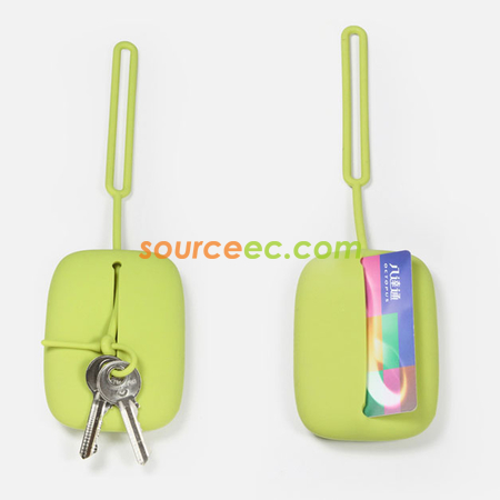 禮品訂造矽膠卡包鑰匙包紀念品