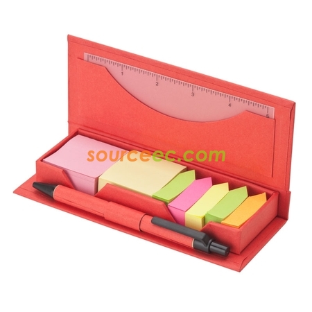 禮品訂造帶筆環保便條紙盒紀念品