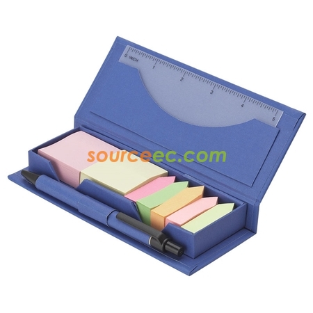 禮品訂造帶筆環保便條紙盒紀念品