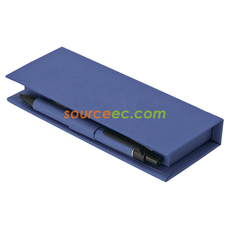 禮品訂造帶筆環保便條紙盒紀念品