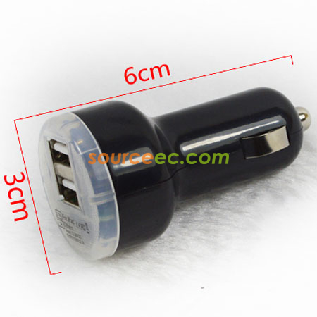 禮品訂造雙USB車載充電器紀念品