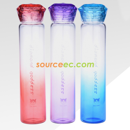 禮品訂造420ML鑽石女神玻璃杯紀念品
