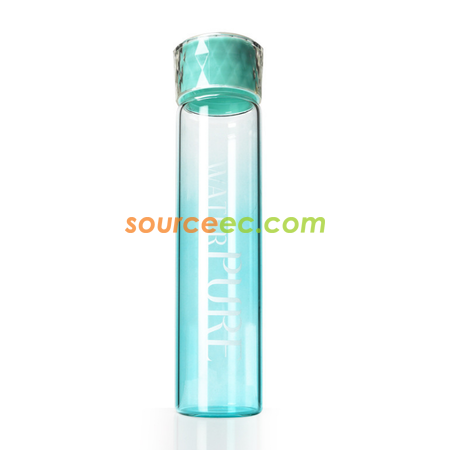禮品訂造350ML透明運動玻璃杯紀念品