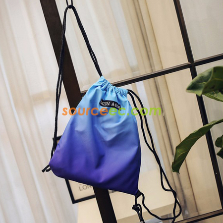 禮品訂造數碼印花抽繩袋紀念品
