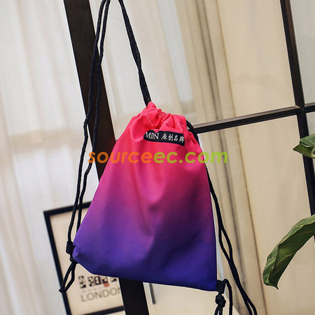 禮品訂造數碼印花抽繩袋紀念品