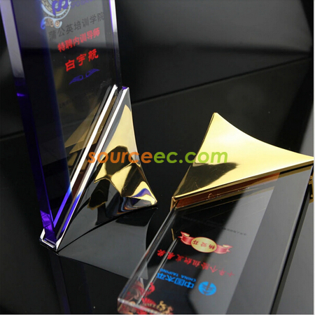 禮品訂造金屬水晶座紀念品