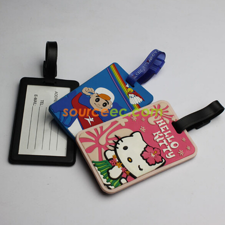 禮品訂造軟膠行李牌紀念品