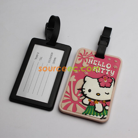 禮品訂造軟膠行李牌紀念品