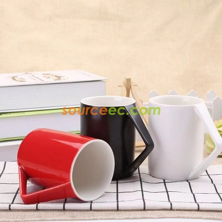 禮品訂造45°倒立陶瓷杯紀念品