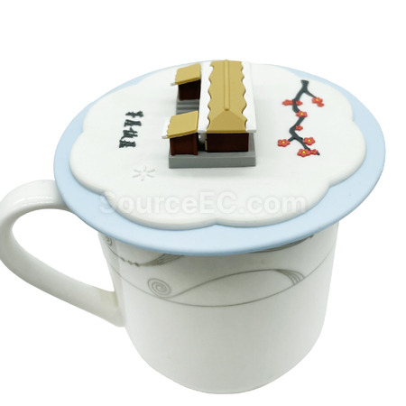 禮品訂造矽膠杯蓋紀念品